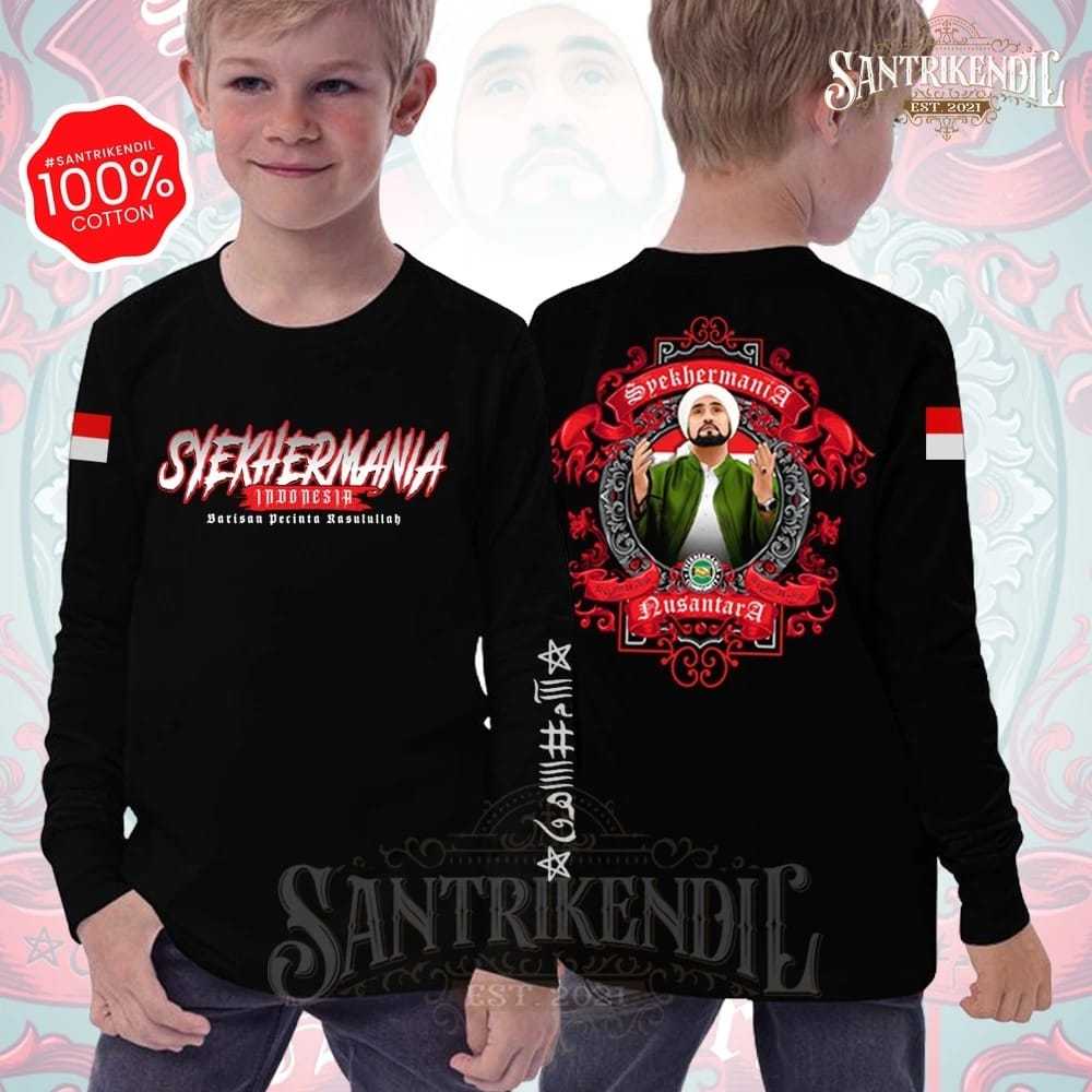 KAOS SYEKHERMANIA ANAK VOL:2 (SABLON MERAH) / KAOS SYEKHERMANIA KEREN KUALITAS DISTRO 100% CATTON CO