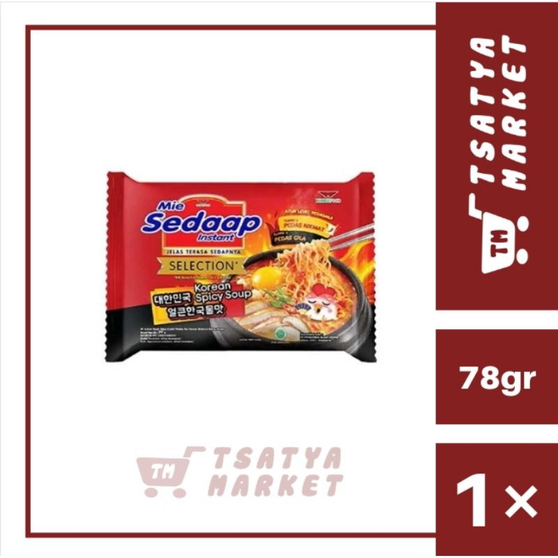 

MIE SEDAAP INSTAN SELECTION KOREAN SPICY SOUP 77GR