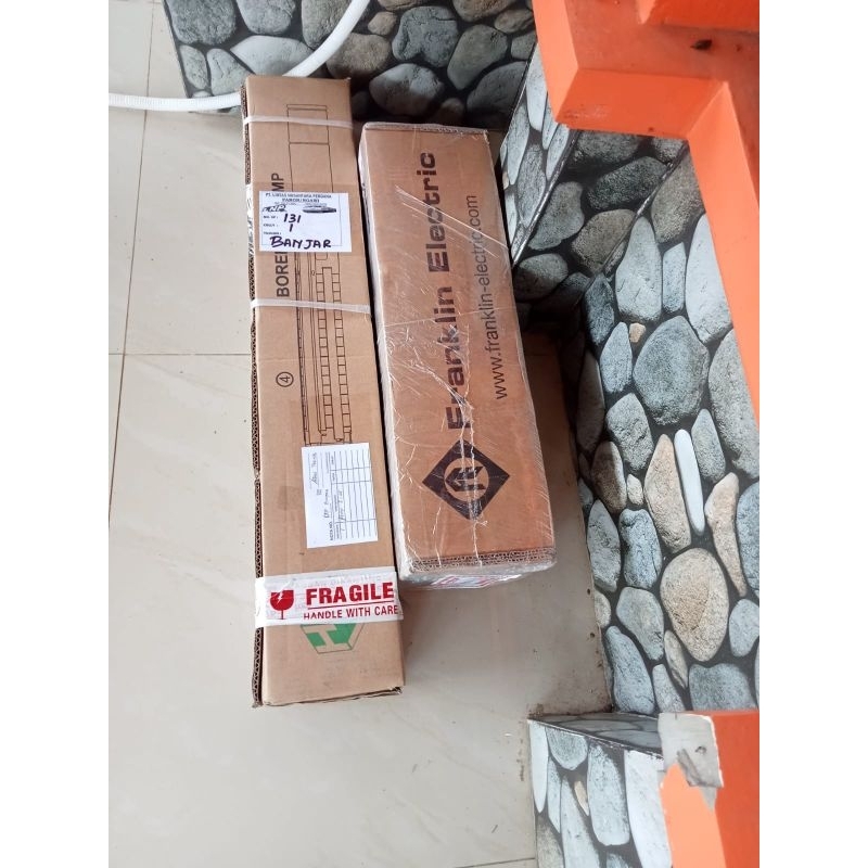 submersible franklin 3 hp 3phase,5 kubik per jam,plus panel wlc