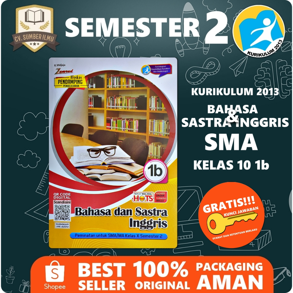 LKS BAHASA DAN SASTRA INGGRIS SMA KELAS X 10 SEMESTER 2 K13 | Zamrud PUTRA NUGRAHA