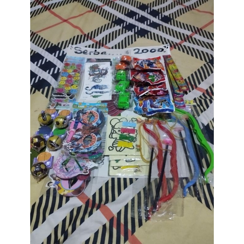 Mainan renceng Anak Murah serba 2000(40pcs)