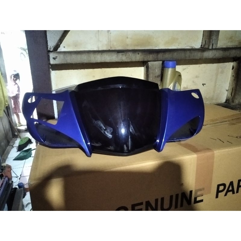 batok depan atau cover handle front untuk motor kawasaki Zx130 zx 130 original hitam merah hijau bir