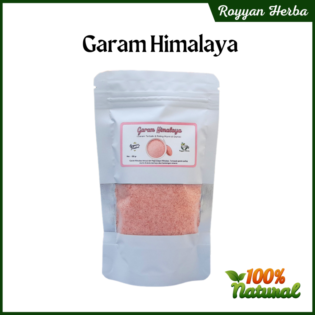 

Garam Himalaya 150 gram / Himalayan Salt / Himsalt Original / Pink Salt