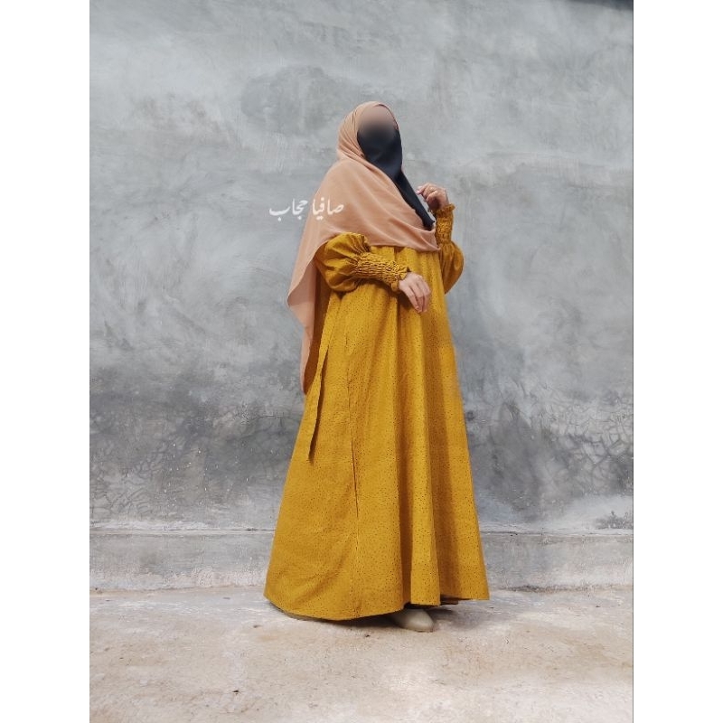 Ardiva Dress Gamis linen jumbo gamis rayon rami gamis rami jumbo