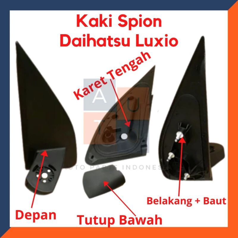 Kaki Spion Luxio/ Dudukan Spion Luxio/Spion Luxio/Dudukan Spion Luxio Original/Kaki Spion