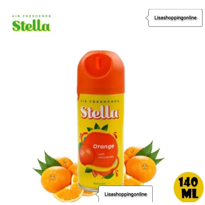 Stella Oerosol Spray Pengharum Ruangan Orange 140 ML