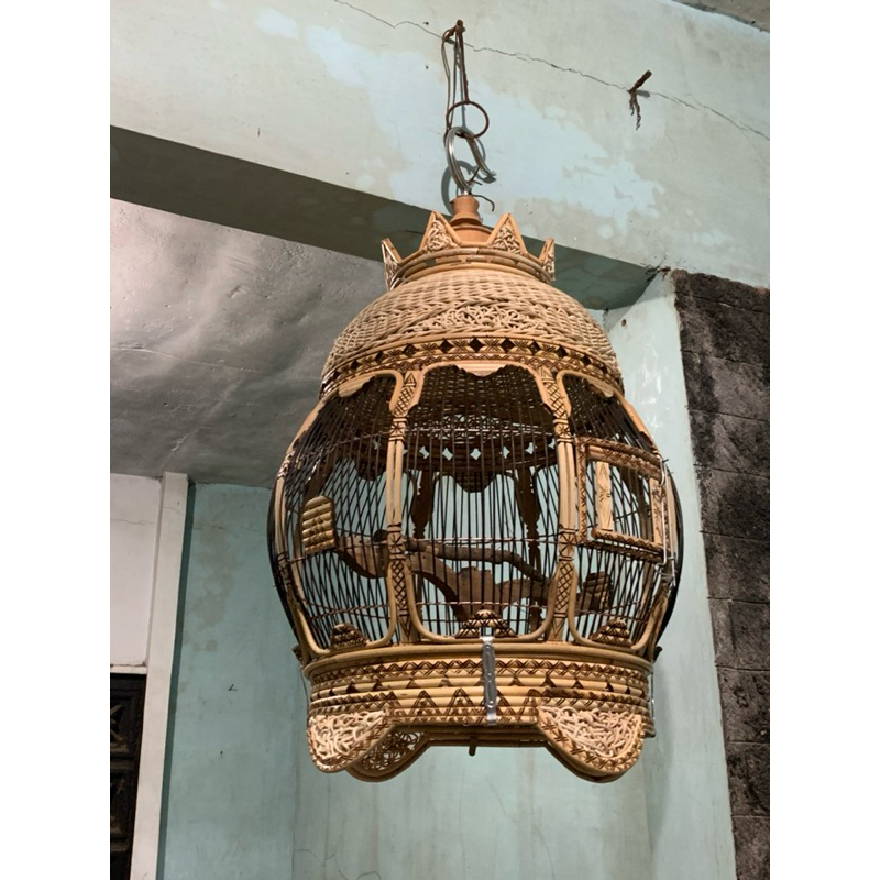 Sangkar Perkutut Rotan | Sangkar Bulat Super unik | Kandang Perkutut