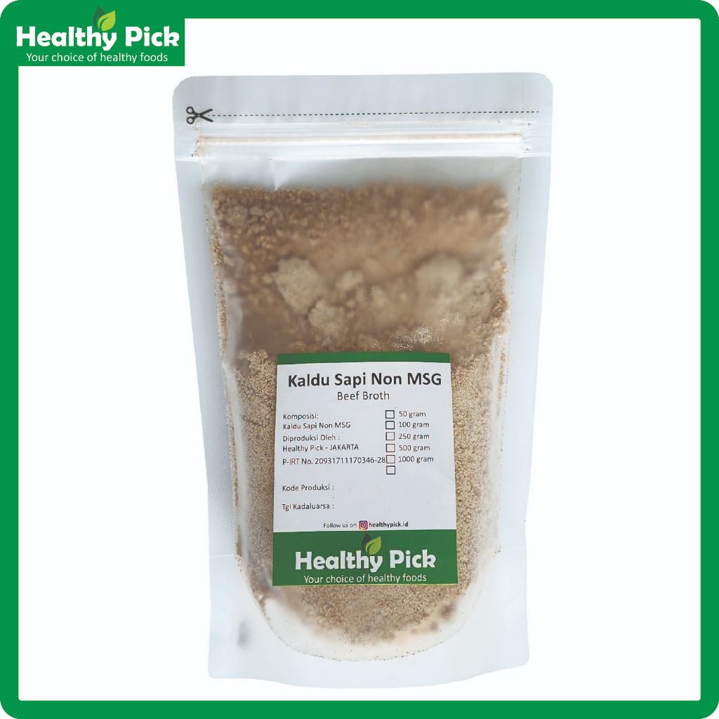 

Kaldu Sapi NON MSG 1 Kg / 1000gr