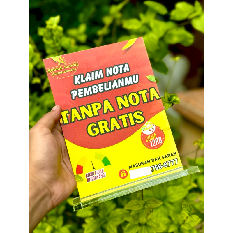

PAPAN MEJA AKRILIK TEBAL BISA EDIT TULISAN SESUAI KEBUTUHAN UKURAN 15x20