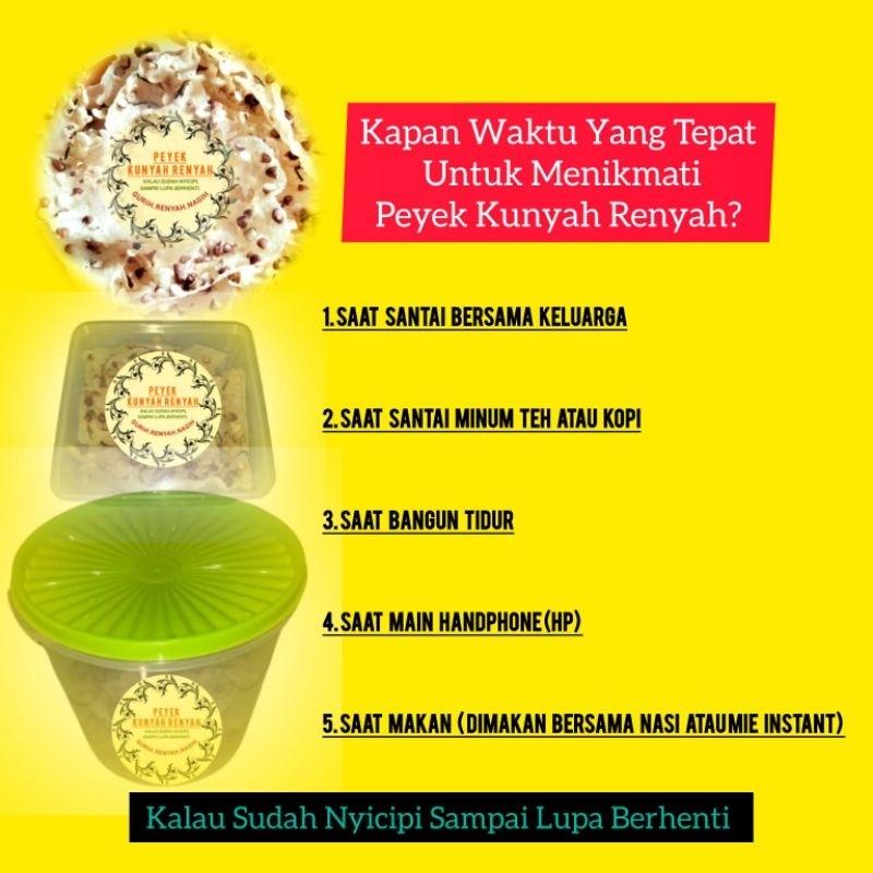 

PEYEK KUNYAH RENYAH Rempeyek kacang tanah