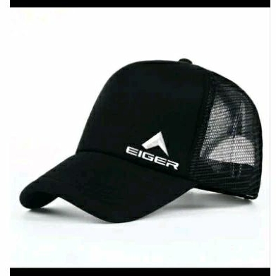 TOPI EIGER HITAM JARING