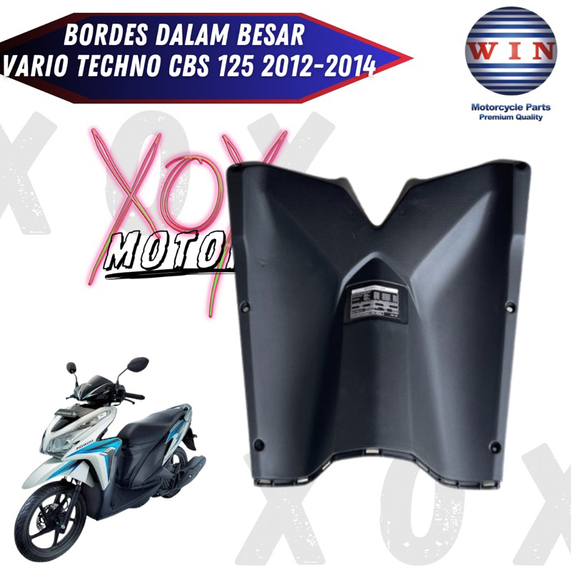 Dasbor Bawah Vario Techno 125 2012 2013 2014 | legshield dalam bawah WIN | dashboard kunci tengah mo