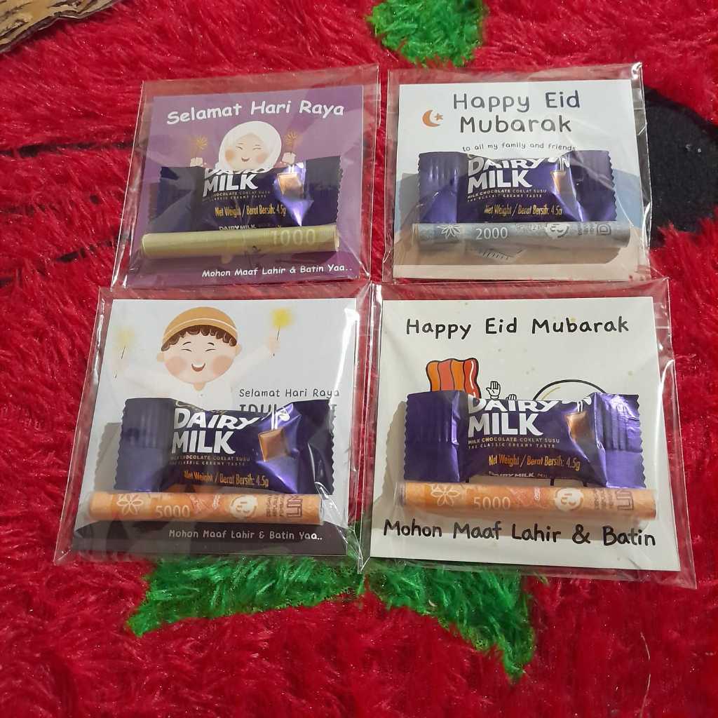 

5 Pcs Amplop Lebaran Lucu 2024 Angpau THR Unik Idul Fitri Smplop Snack Unik