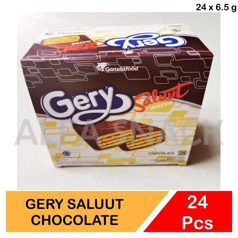 

Gery Saluut Chocolate 1 Box Isi 24 x 6.5 gram