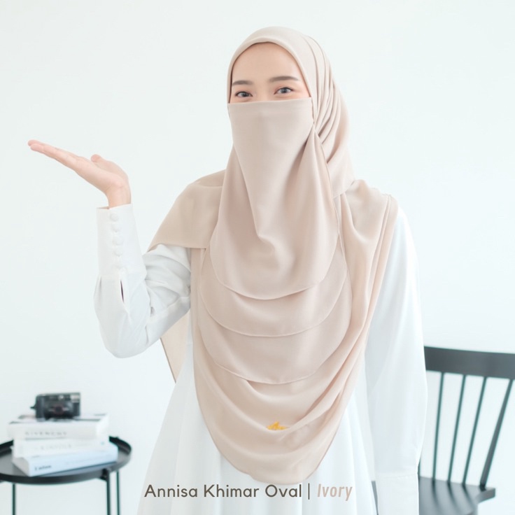 Belanja MantapidCc1C6 ANNISA KHIMAR OVAL SEGIEMPAT OVAL ALA MALAYSIA  SET CADAR 3LAYER