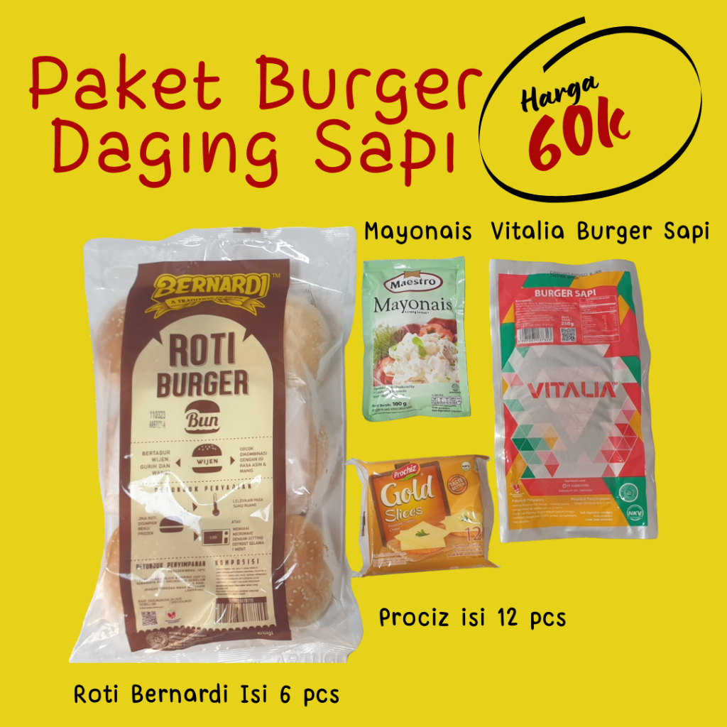 

Paket Burger Daging Sapi Vitalia