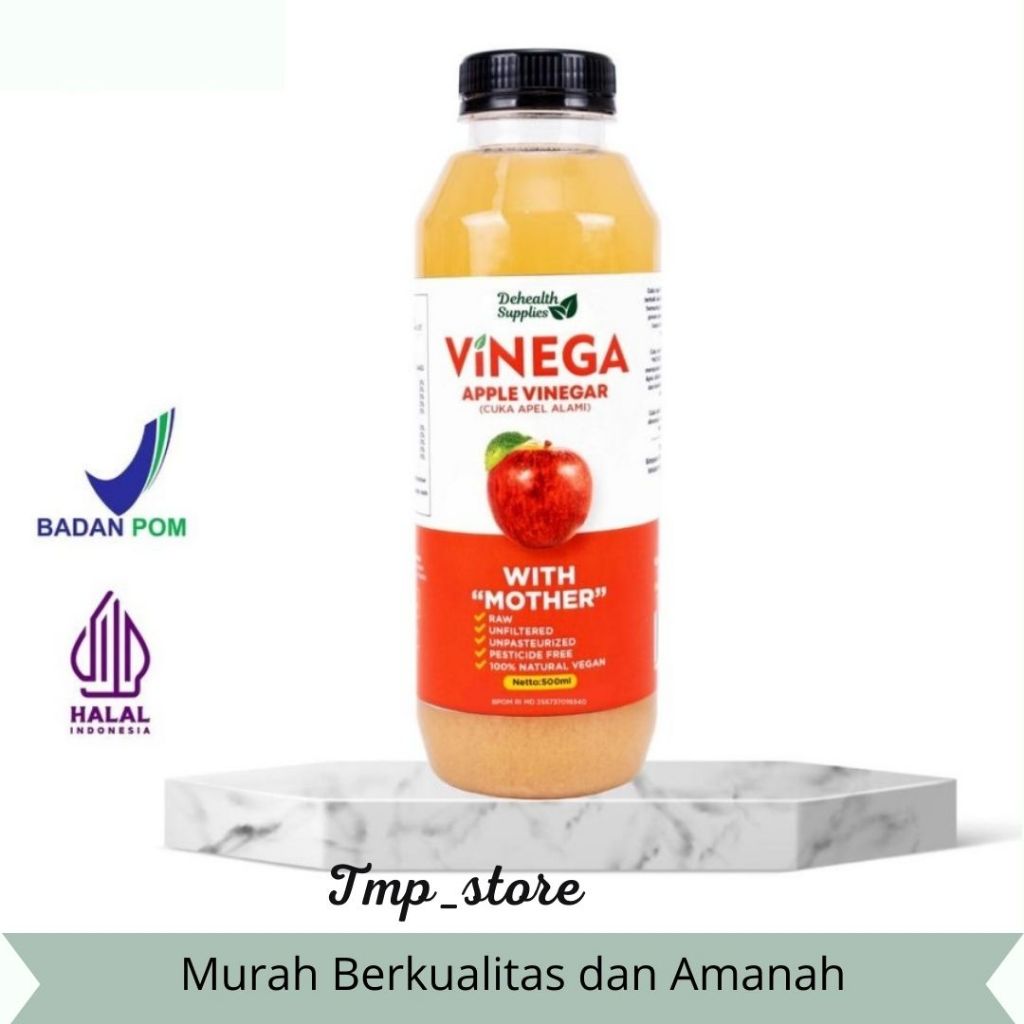 

Best Seller VINEGA CUKA APEL 500ml plastik murah