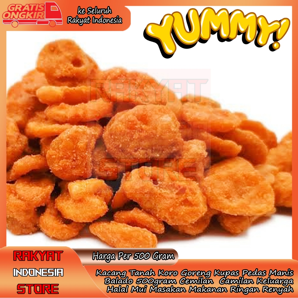 

KACANG TANAH KORO GORENG CANAVALIA ENSIFORMIS KUPAS PEDAS MANIS BALADO 500GRAM CEMILAN CAMILAN KELUARGA HALAL MASAKAN MAKANAN RINGAN KERIPIK RENYAH HARI RAYA MURAH IDUL FITRI LUMER MANIS GURIH SNACK CIKI JAJAJAN PILUS VILUS SNACKY RDS4