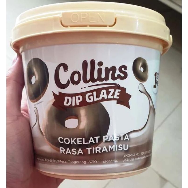 

collins glaze coklat,tiramitsu,dan green tea 1kg