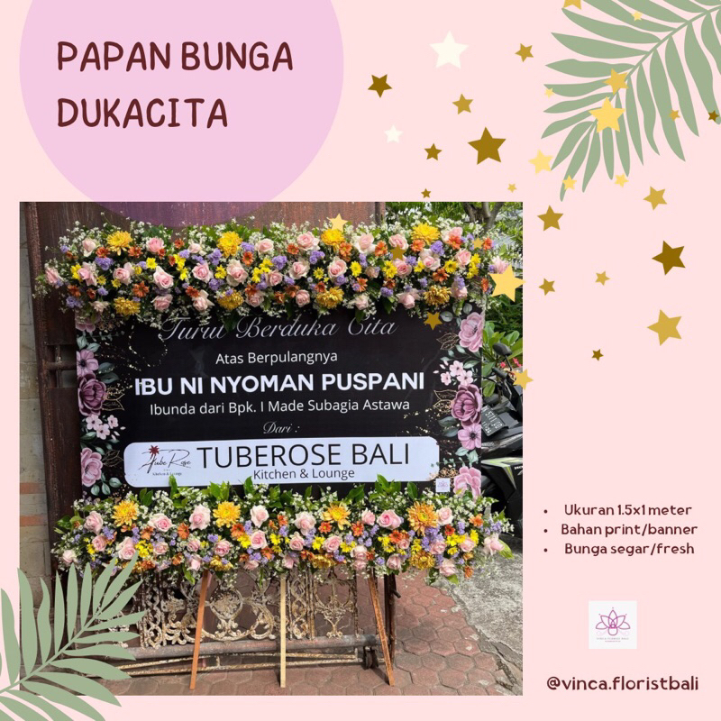 Papan Bunga Dukacita Bali