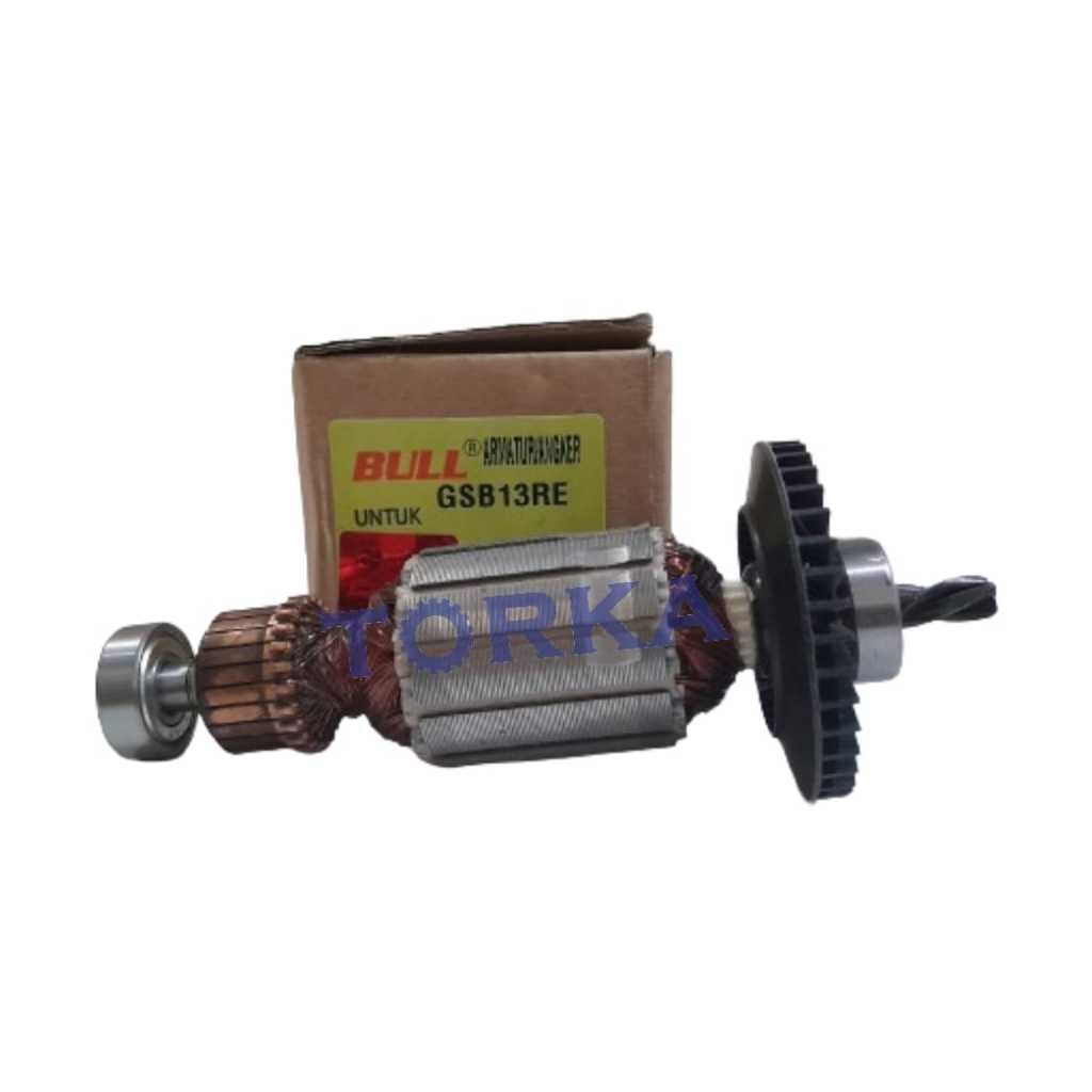 Armatur Bor merk BULL untuk tipe GSB13RE Angker Bor 13mm