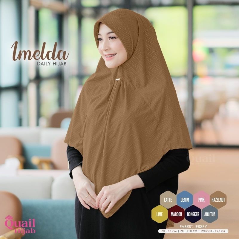 Quail hijab - Imelda daily hijab