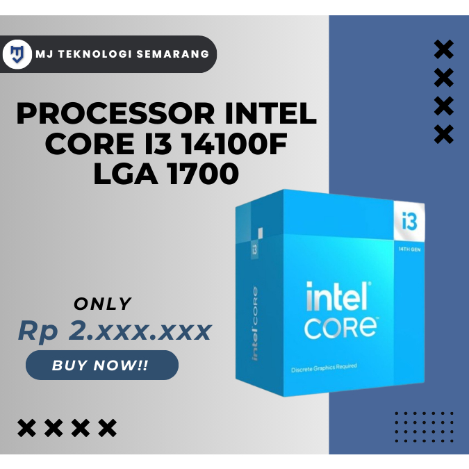 Processor Intel Core I3 14100F LGA 1700