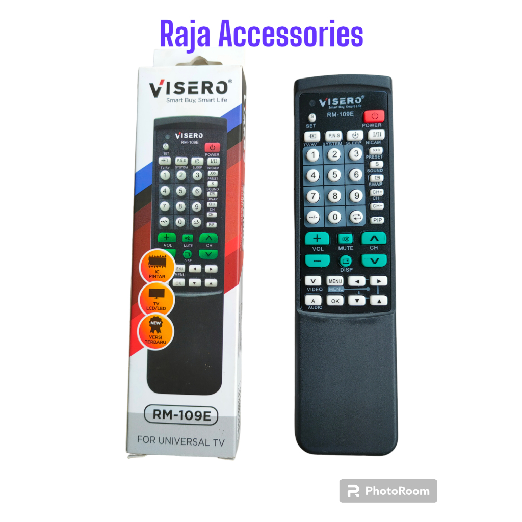 REMOTE TV UNIVERSAL VISERO / REMOT TV UNIVERSAL