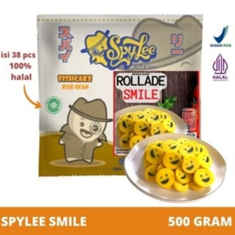 

kue ikan bentuk Rollade Smile spylee