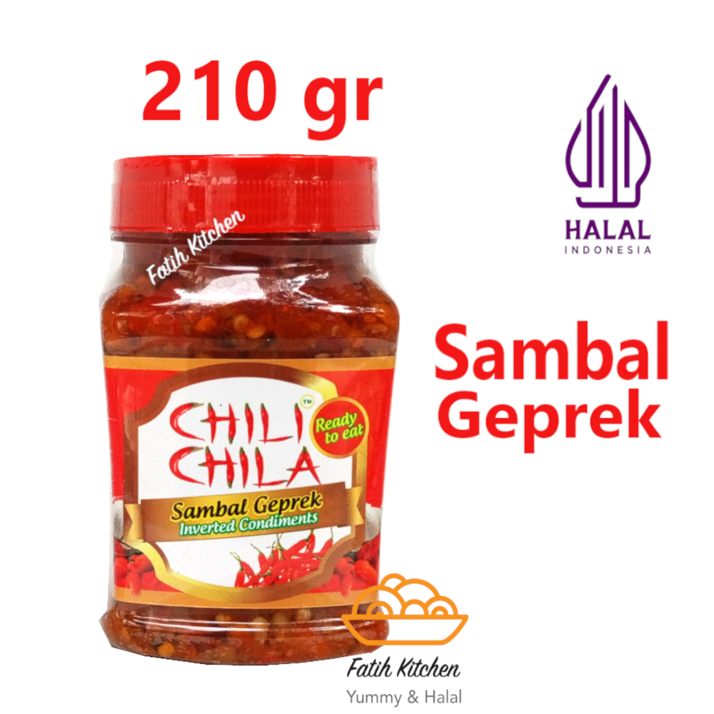 

Chili Chila Sambal Geprek- Ekstra Pedas 210 gr - Halal