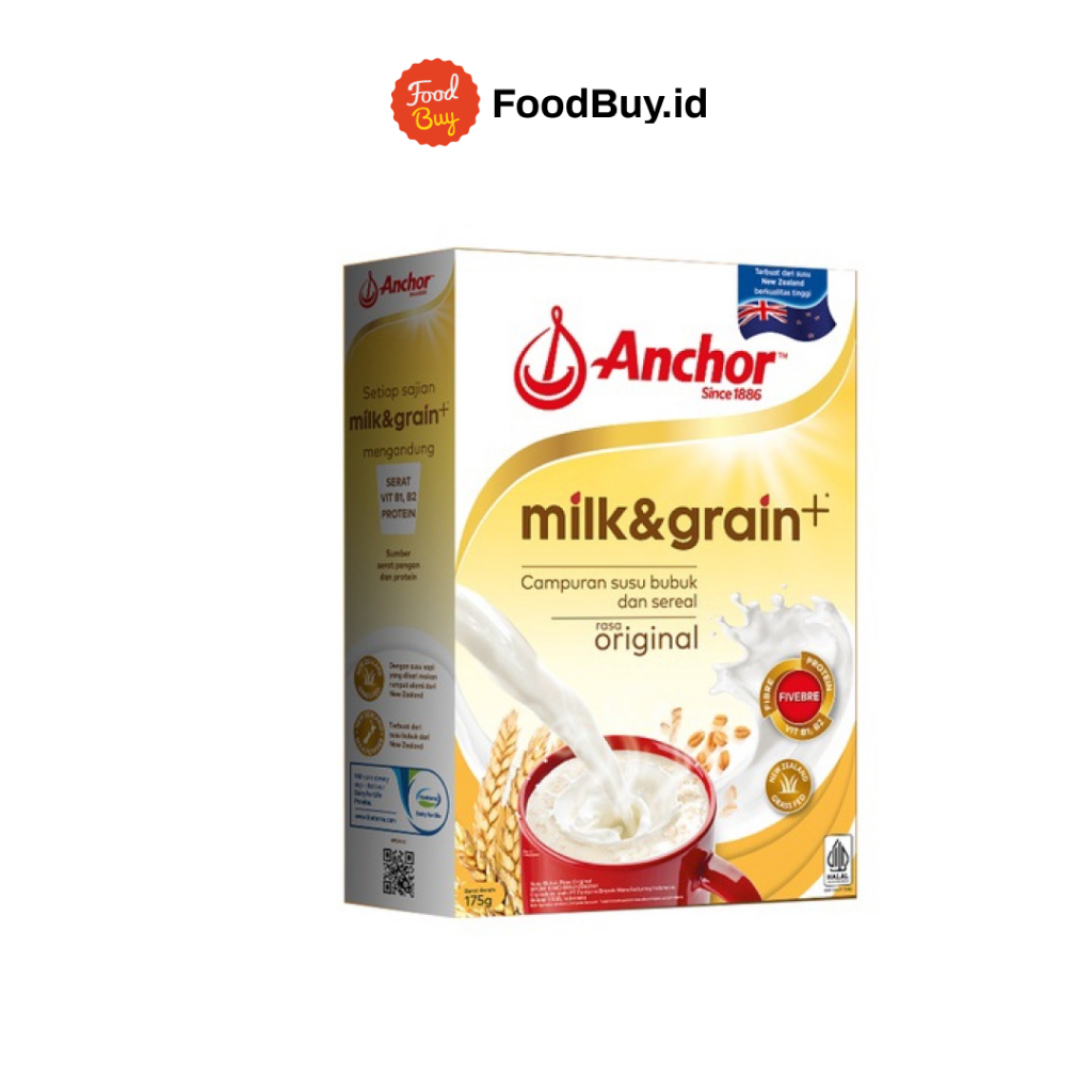 

Anchor Susu Bubuk Milk & Grain+ Rasa Original 175 gr