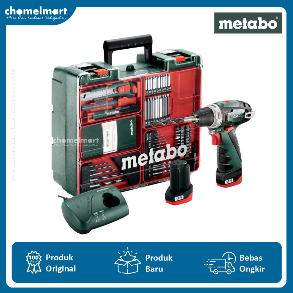 Metabo Set Bor Powermaxx Rechargeable 10057014