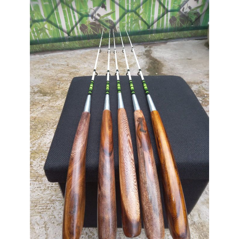 Joran timbang murah 100cm &120cm gagang/ pahul paten joran pancing timbangan ningnong