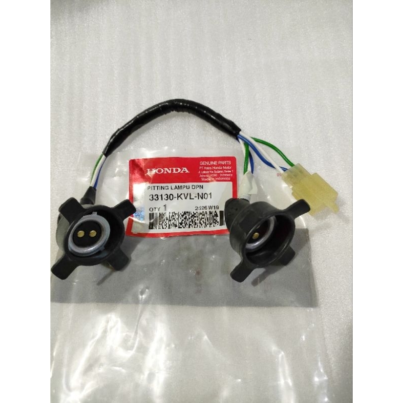 PITING FITING SOCKET LAMPU DEPAN SUPRA X 125 NEW SUPRA X 125 BATMAN ORI