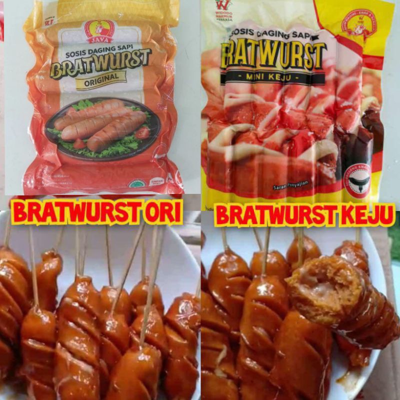 SOSIS JAVA JUMBO BRATWURST 500GR PREMIUM