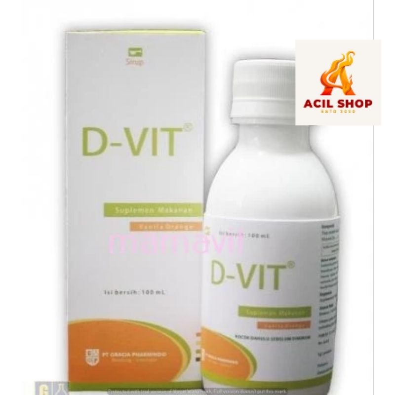 D-vit sirup / D-vit Syrup vitamin D anak Dewasa