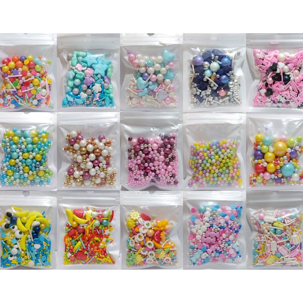 

Terupdate CLRYF Sprinkle Spikel Trimit Aneka Bentuk Warna 2gr Topping Cake Hiasan Kue Pearl 2 L77 Stok Banyak