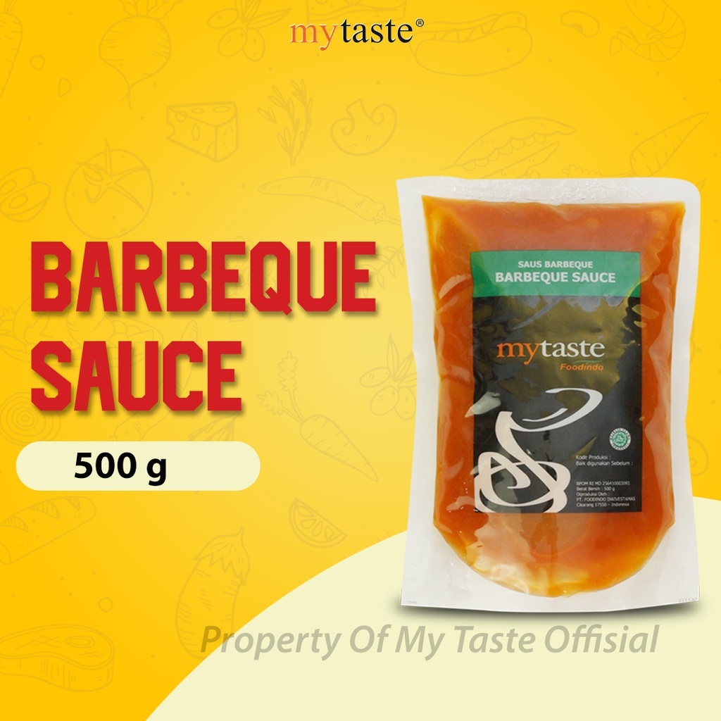 

[Barbeque Sauce] My Taste Saus Barbeque BBQ Kemasan 500 Gram Bumbu Daging Grill Bakar