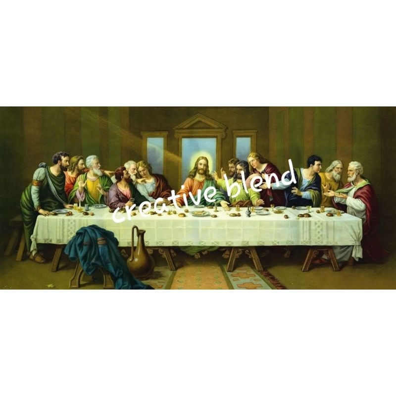 

Gambar Papertole 3D Art Craft Last Supper Perjamuan Terakhir