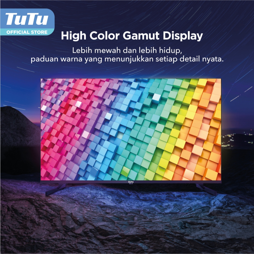 TUTU Smart TV |  Coolita | 32 inch | LED TV | HD TV | Dolby Audio | Youtube/VIDIO | Garansi Resmi