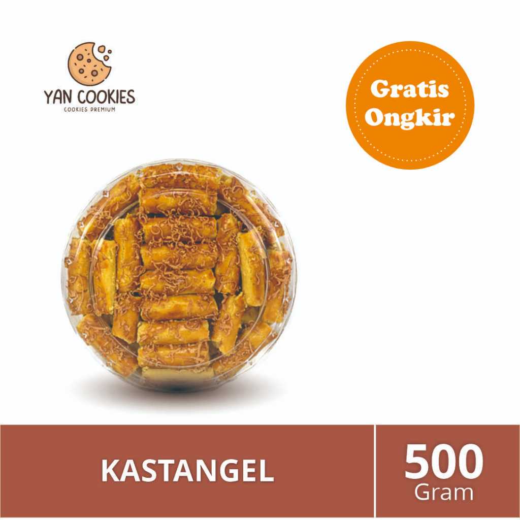 

Yan Cookies Kue Kering Kastangel Premium | Toples 500gr Edisi Lebaran