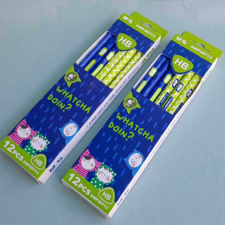 

Pensil HB M&G Biru Hijau Murah