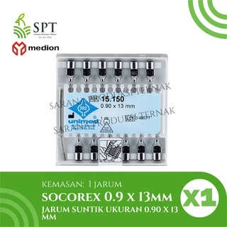 MEDION JARUM SUNTIK SOCOREX 0.9 x 13 mm
