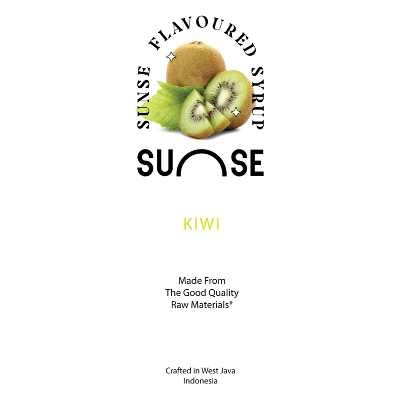 

Syrup Kiwi 1Liter sunse / Sirup Rasa Buah Kiwi