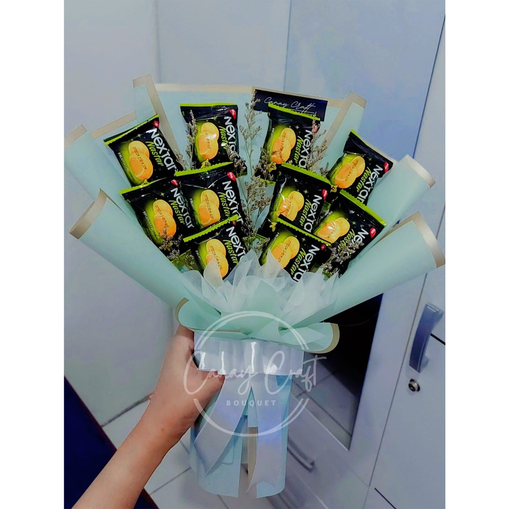 

Snack Bouquet / Buket Snack / Buket Murah / Buket Nextar Pineapple Jam / Hadiah Wisuda / Hadiah Ulang Tahun