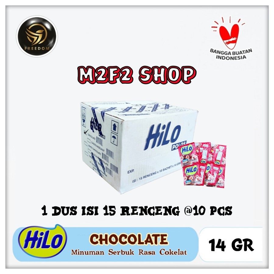 

Susu HiLo Chocolate Original | Serbuk Rasa Cokelat Sachet - 14 gr (Kemasan Karton)