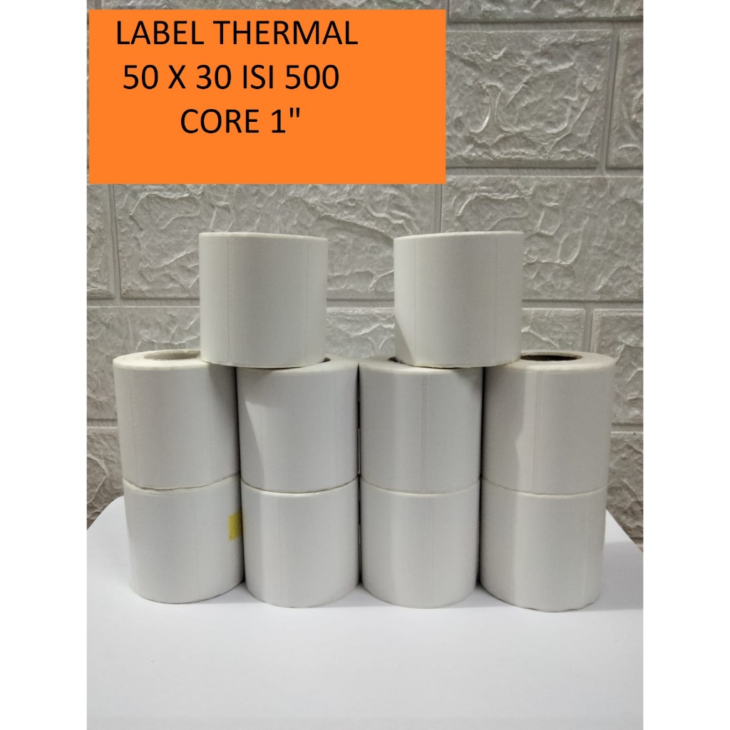 

LABEL THERMAL 50x30 - 50 x 30 ISI 500