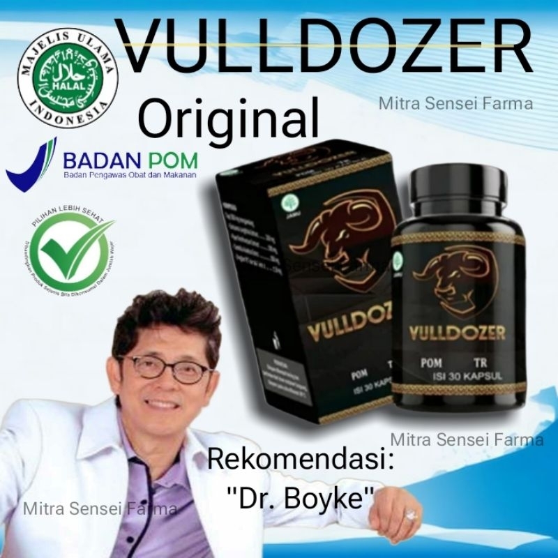 VULLDOZER Asli Original Obat Herbal Pembesar Pria Tahan Lama Ampuh