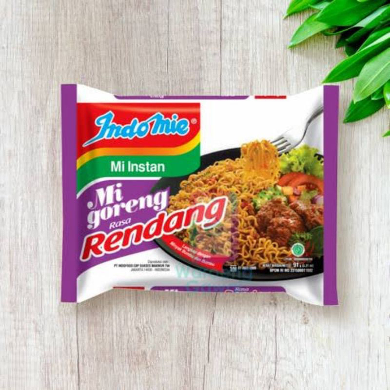 

(COD) Indomie Mi instan Goreng Rasa Rendang 91gram