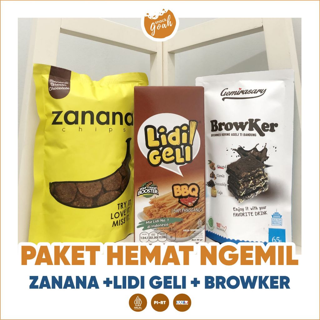 

PAKET HEMAT NGEMIL ZANANA + LIDI GELI + BROWKER